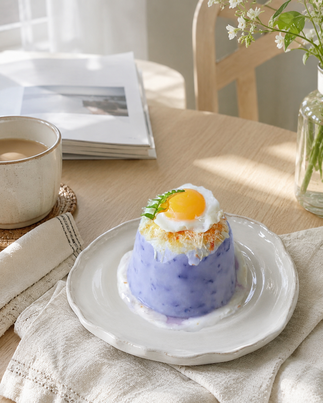 Blueberry chicken mini celebration cake for cats